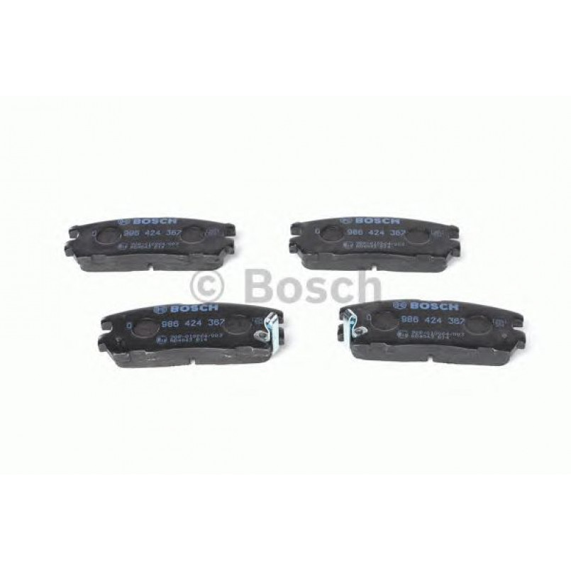 0986424367 BOSCH Гальмівні колодки до дисків BP178