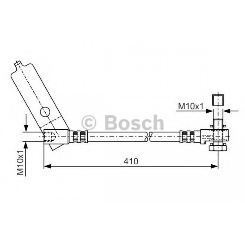 1987481046 BOSCH Гальмівний шланг