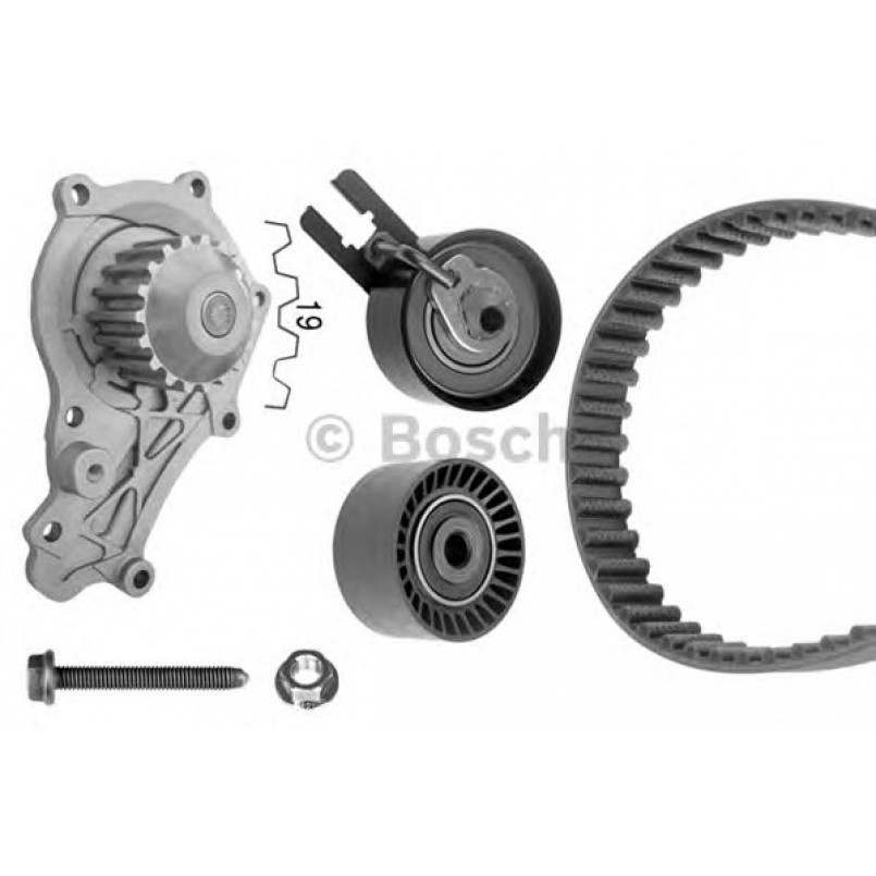 1987948721 BOSCH Комплект (ремінь+ролики) 8721