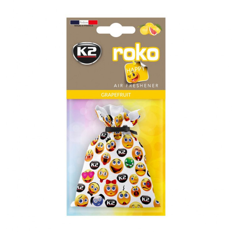 K2 Roco HAPPY GRAPEFRUIT 25 г освіжувач повітря грейпфрут (мішечок) (знято з виробництва)