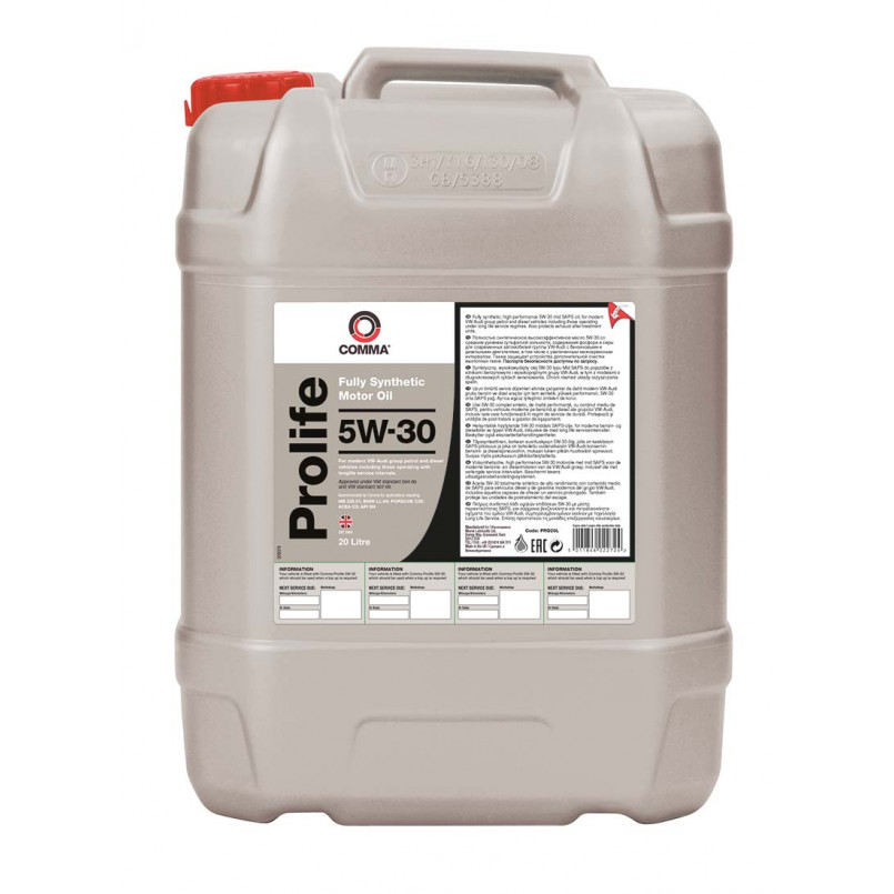 Моторне мастило Comma PROLIFE 5W-30 20Л (1шт/уп)
