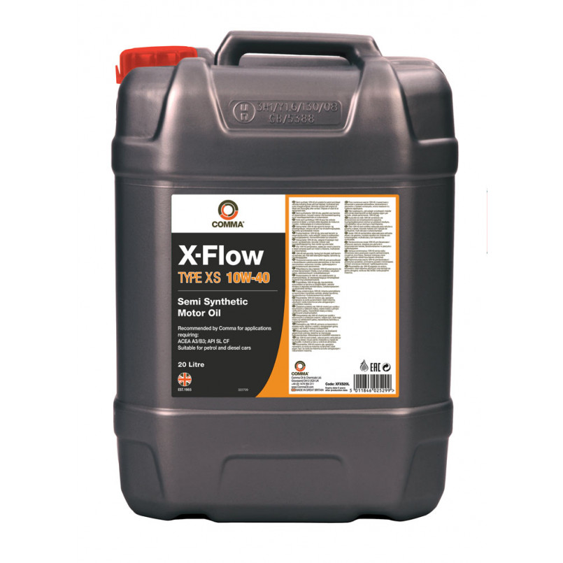 Моторне масло Comma  X-FLOW TYPE XS 10W40 20л (1шт/уп)