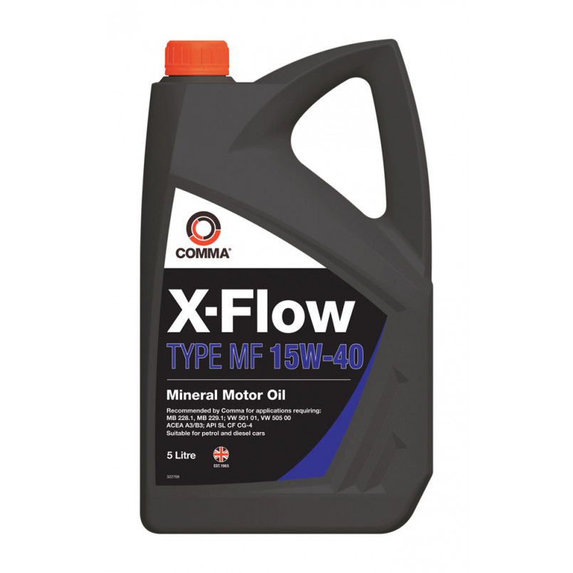 Моторне масло Comma  X-FLOW TYPE MF 15W40 5л (4шт/уп)
