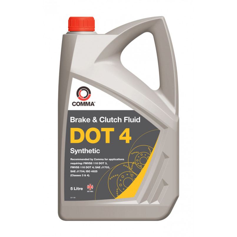 BRAKE & CLUTCH FLUID DOT 4-5Lx1