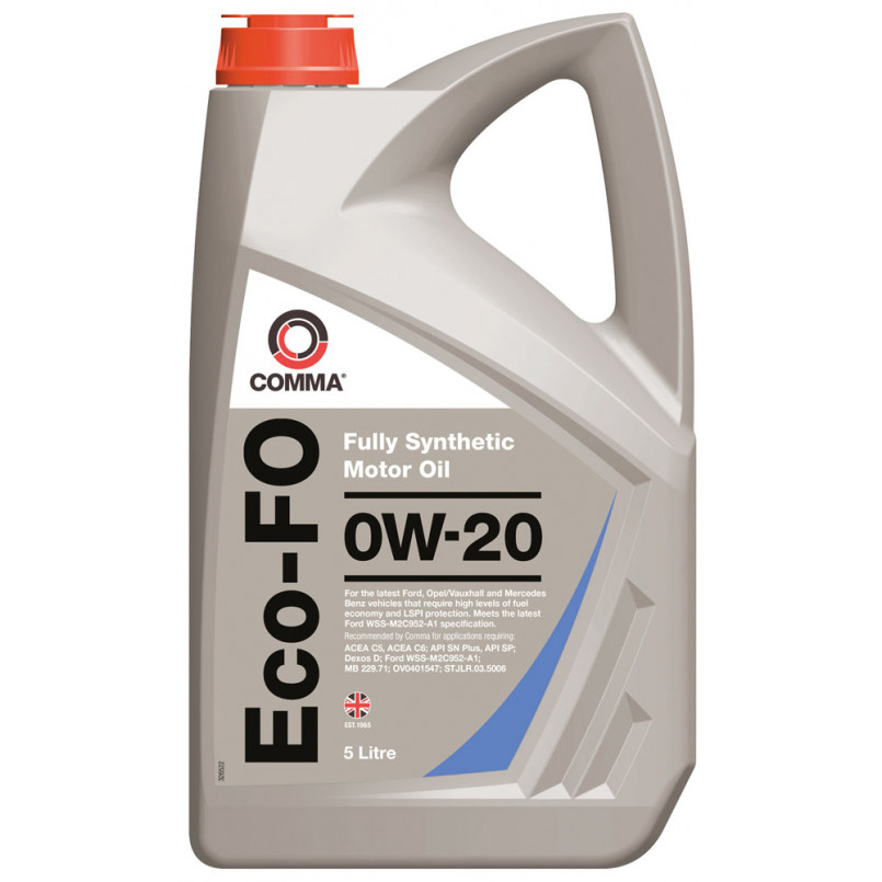 Моторне масло Comma ECO-FO 0W-20 5л (4шт/уп)