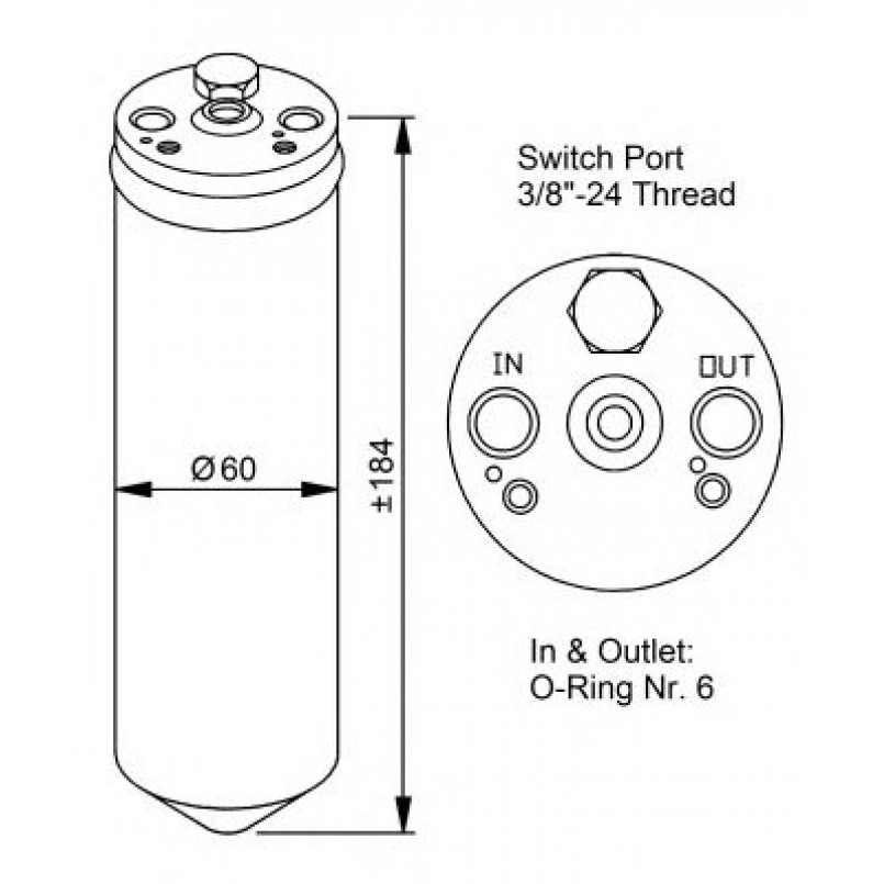 33028 NRF Осушувач кондиціонера
