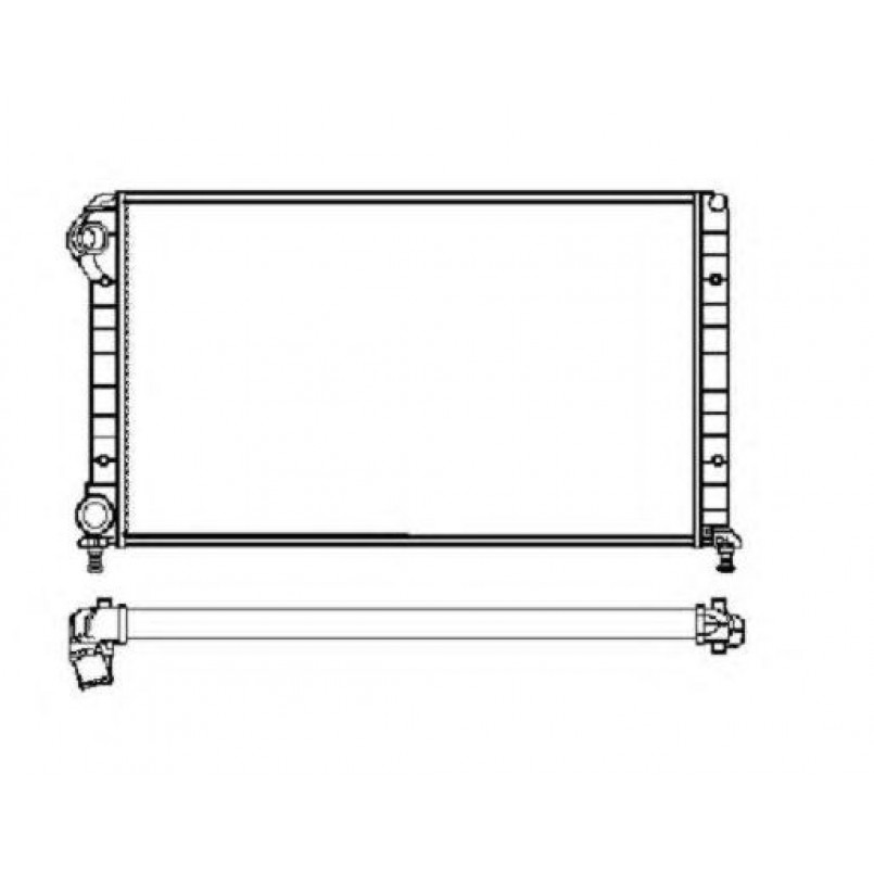 53627 NRF Радіатор охолодження