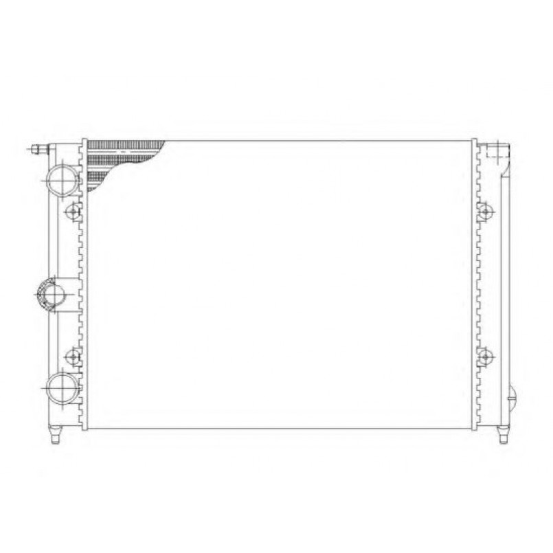 58697 NRF Радіатор охолодження