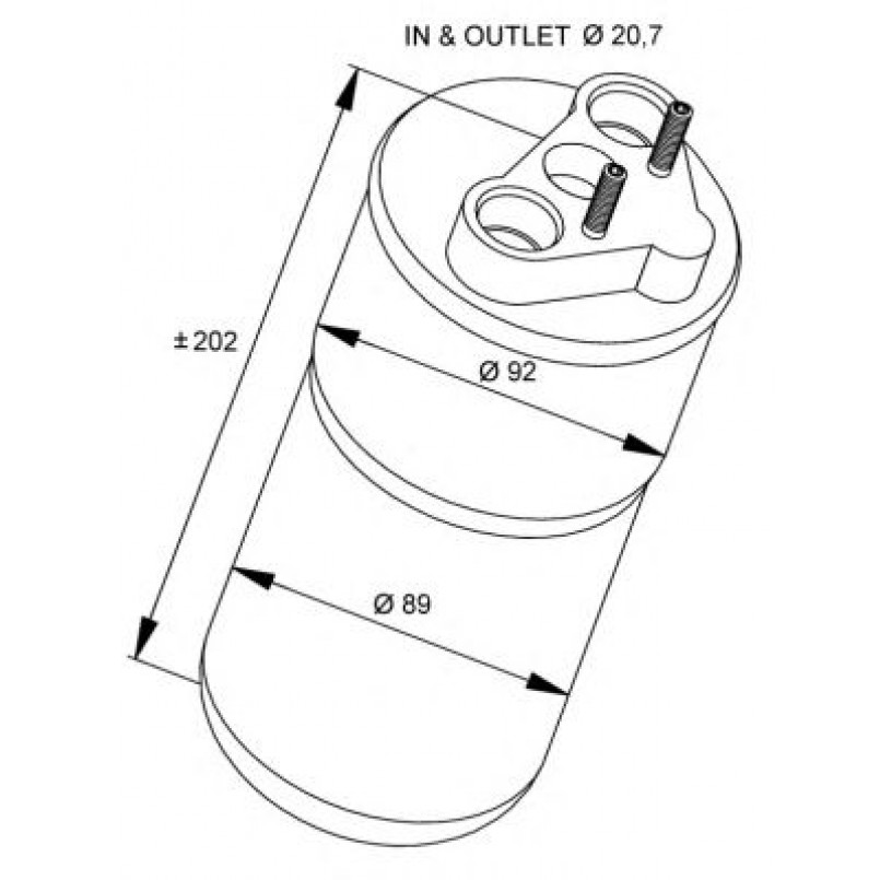 33318 NRF Осушувач кондиціонера