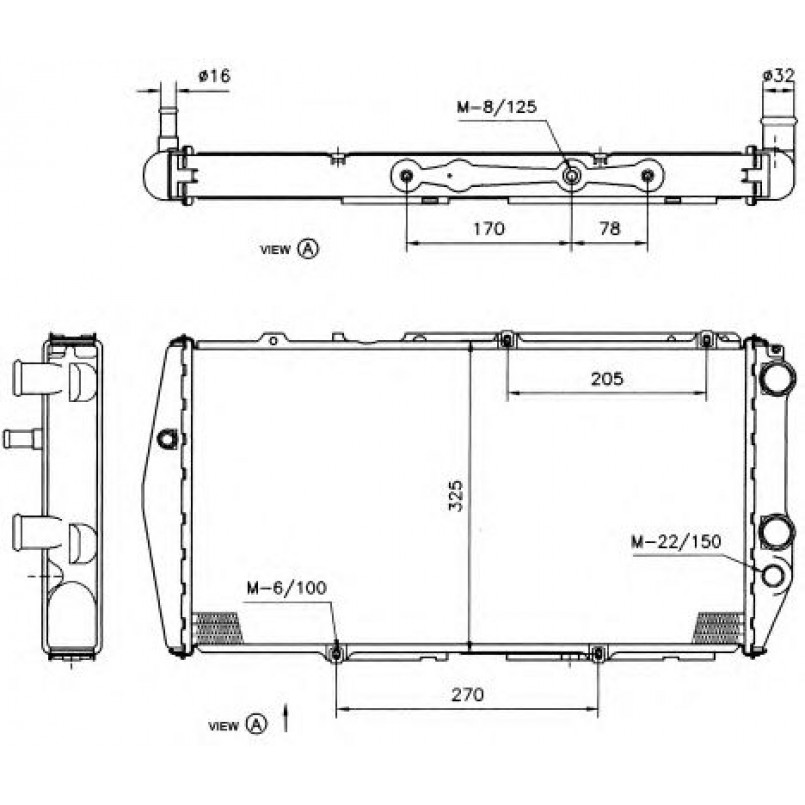 51311 NRF Радіатор охолодження