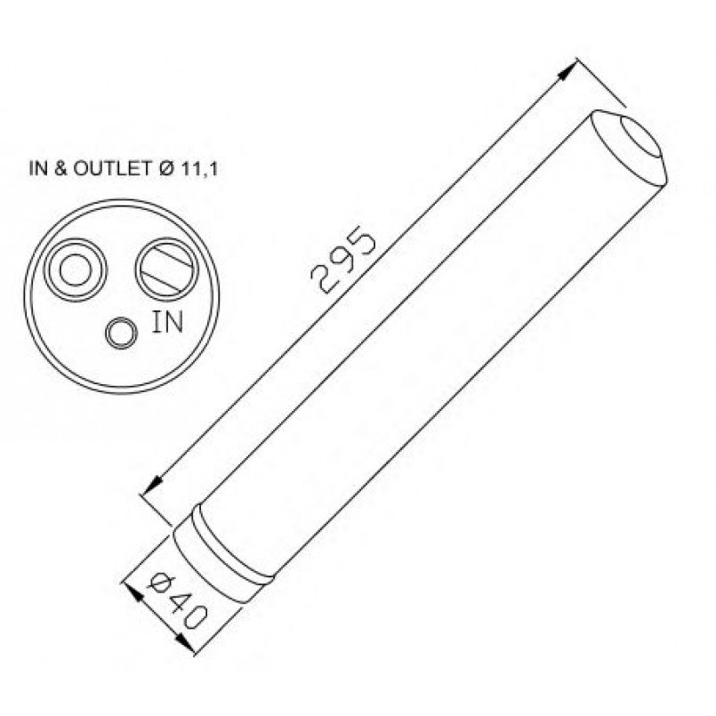 33298 NRF Осушувач кондиціонера MB Sprinter 06-