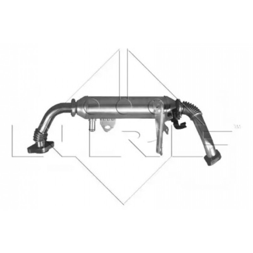 48010 NRF Радіатор відпрацьованих газів