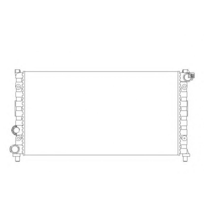 58765 NRF Радіатор охолоджування