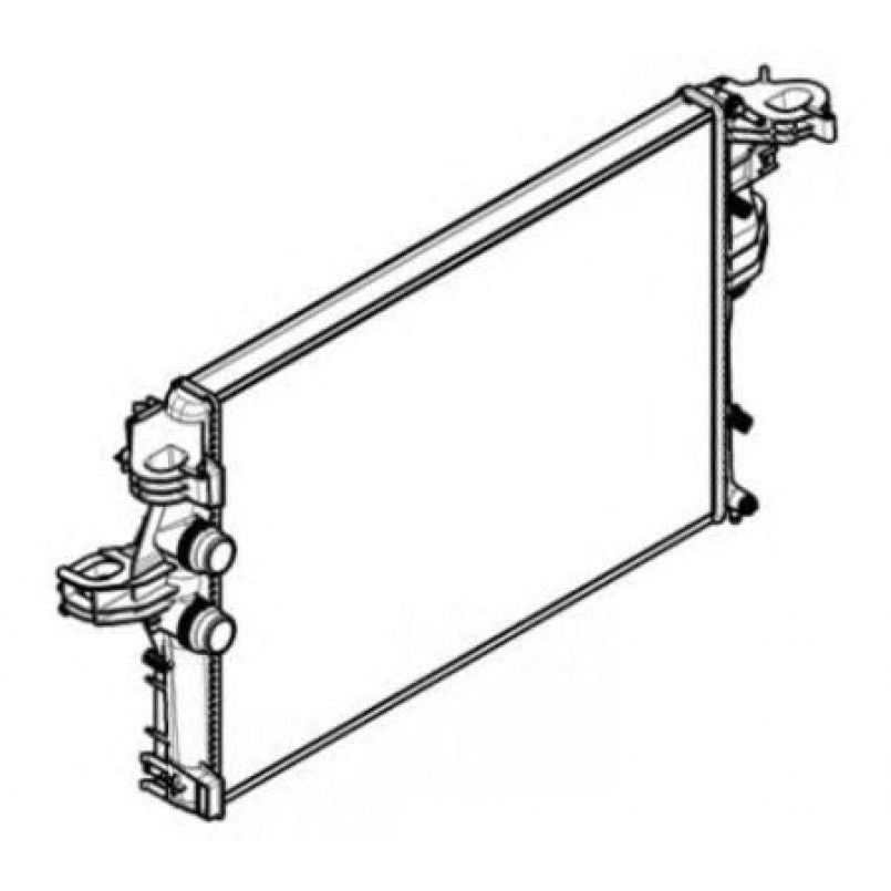 58430 NRF Радіатор охолоджування
