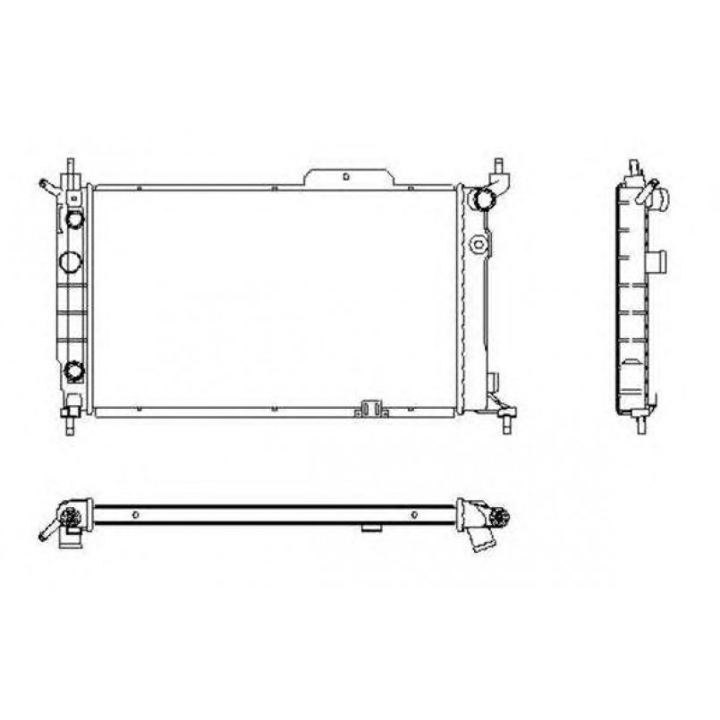 54201 NRF Радіатор охолодження