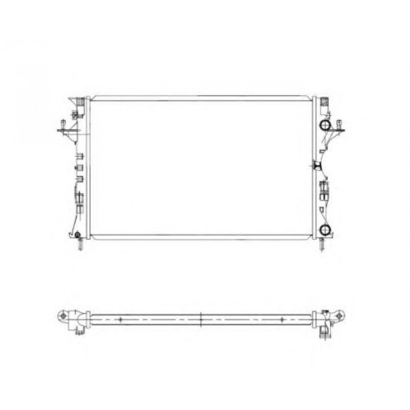 58319 NRF Радіатор охолодження