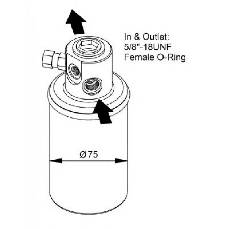 33231 NRF Осушувач АС MERCEDES SPRINTER 413 CDI 4x4 2000/04 >