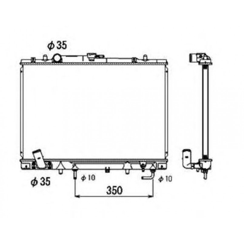 53687 NRF Радіатор охолодження