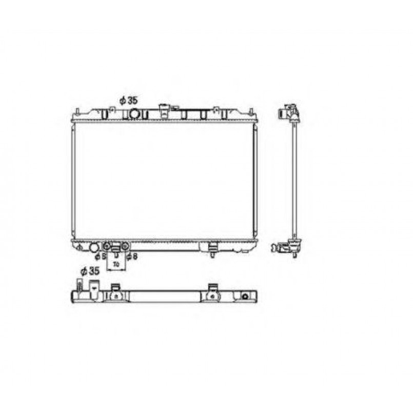 53453 NRF Радіатор охолодження
