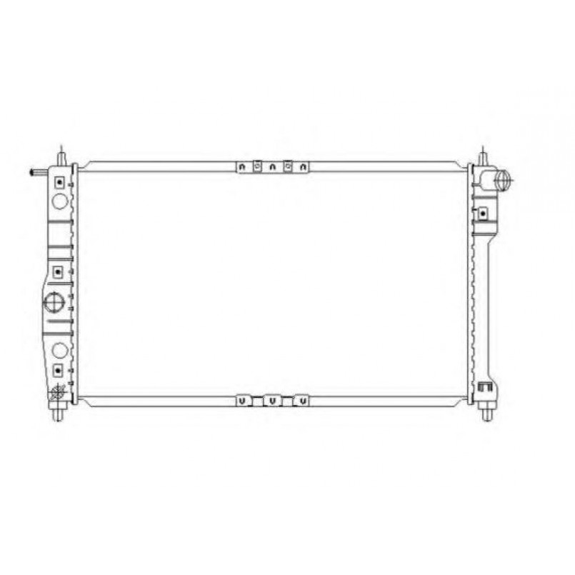 53649 NRF Радіатор охолодження