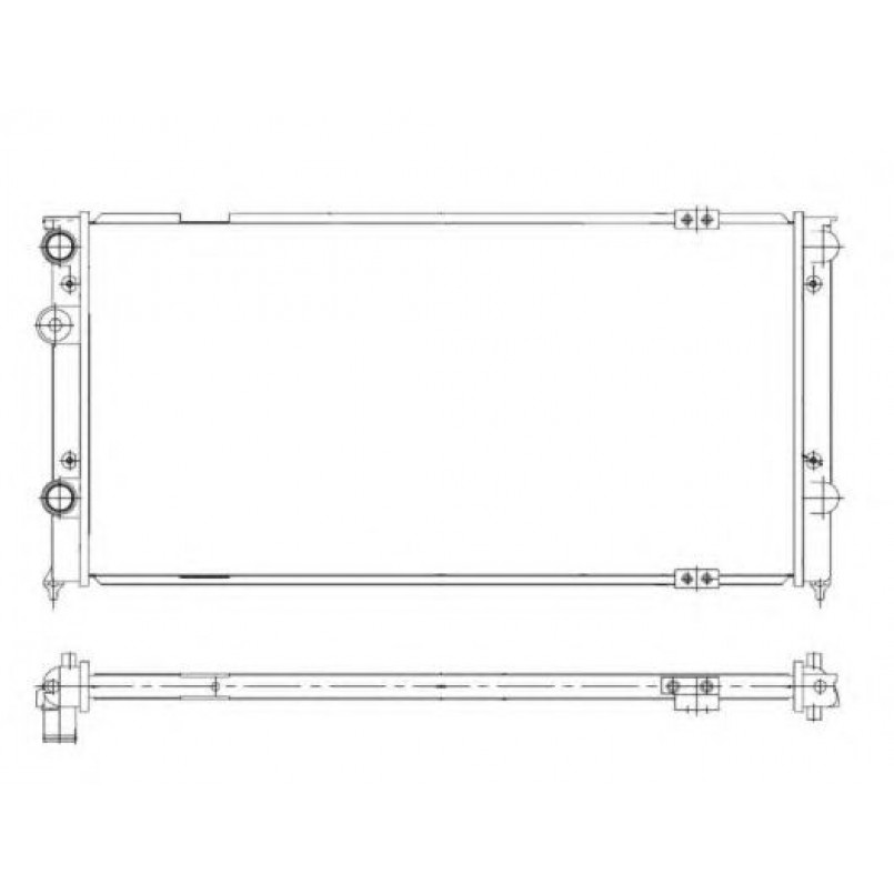 58929 NRF Радіатор охолодження