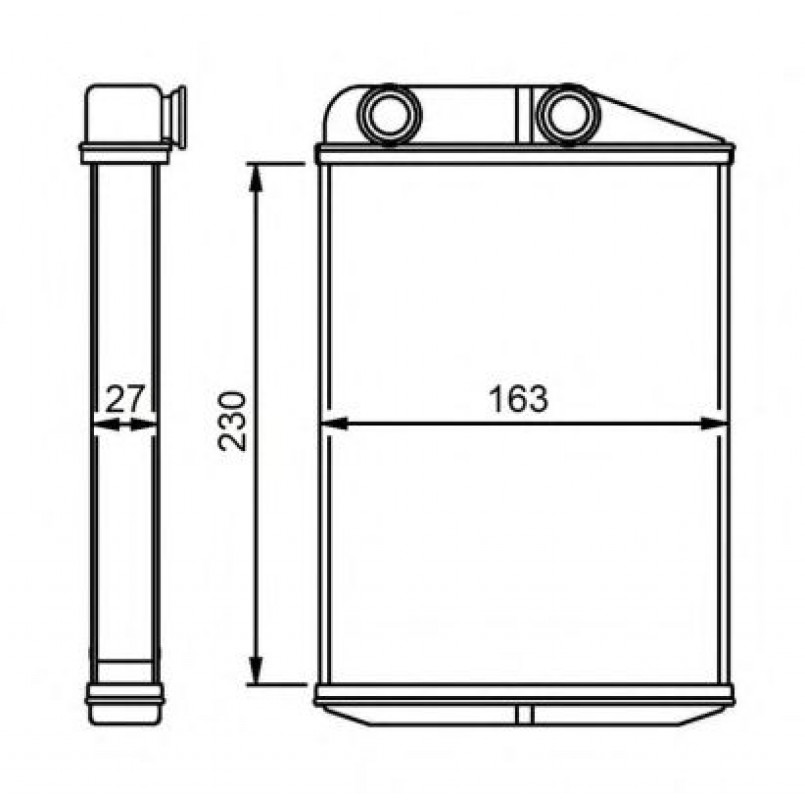 54309 NRF Радіатор опалення