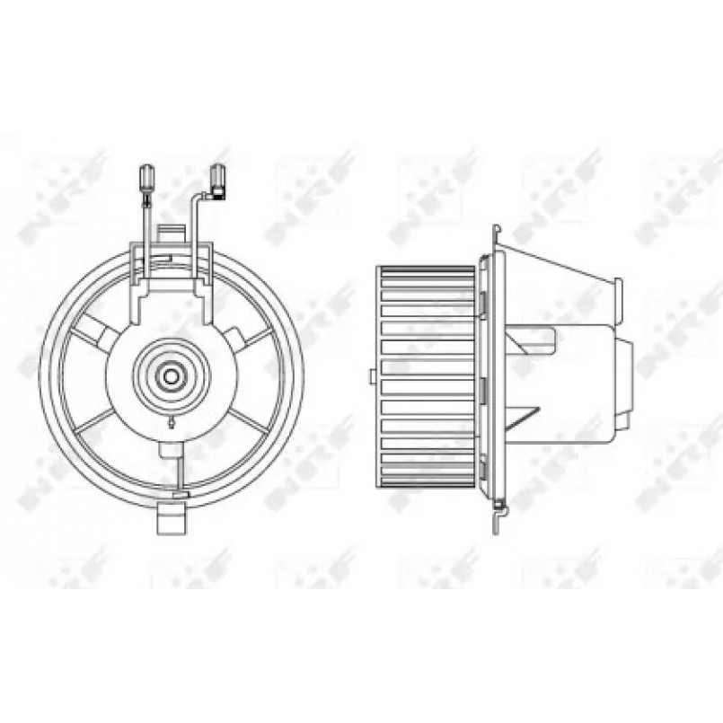 34165 NRF Вентилятор кабіни кондиціонера