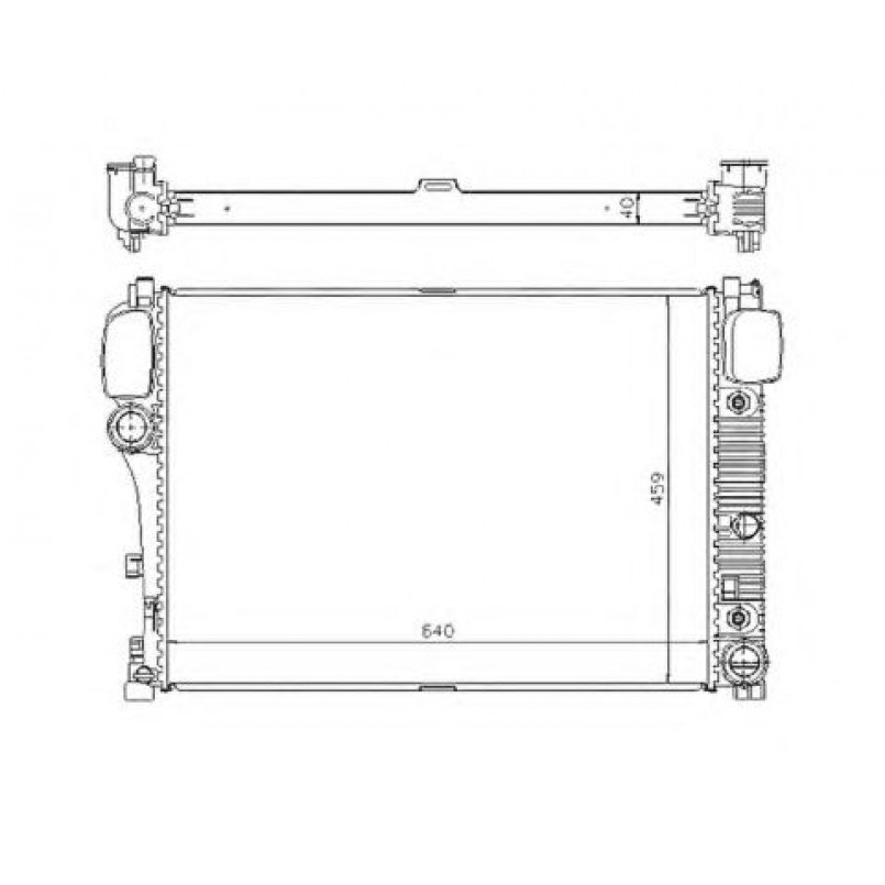 53839 NRF Радіатор охолодження