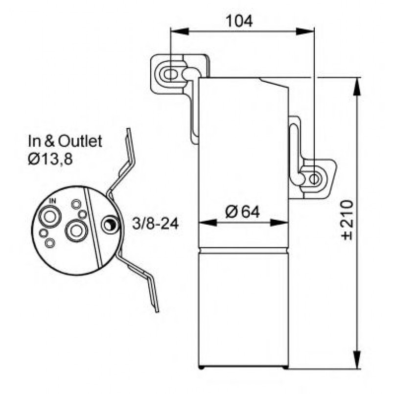 33303 NRF Осушувач кондиціонера