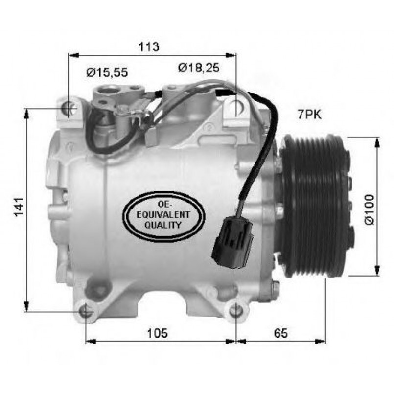 32448 NRF Компресор кондиціонера
