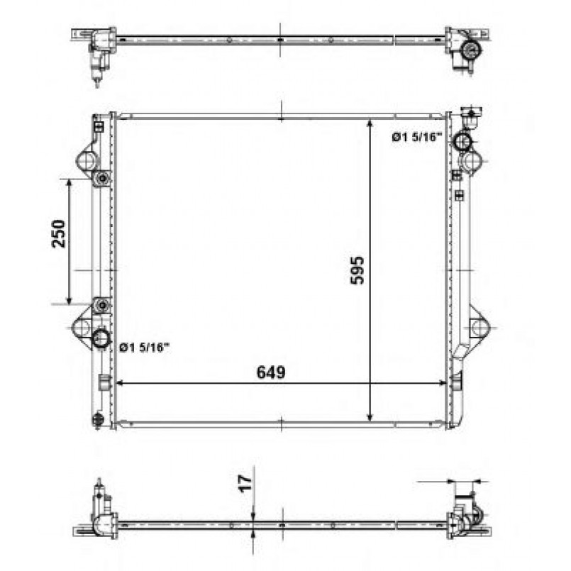 56104 NRF Радіатор охолодження