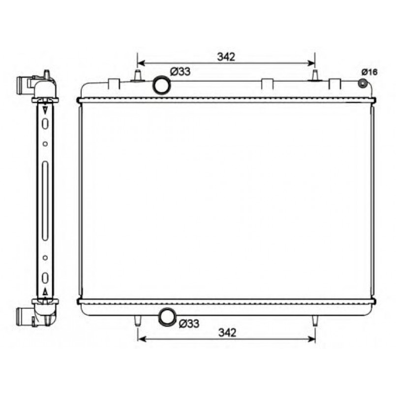 53112 NRF Радіатор охолодження