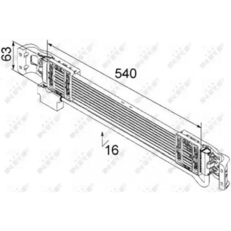 31232 NRF Радіатор масляний