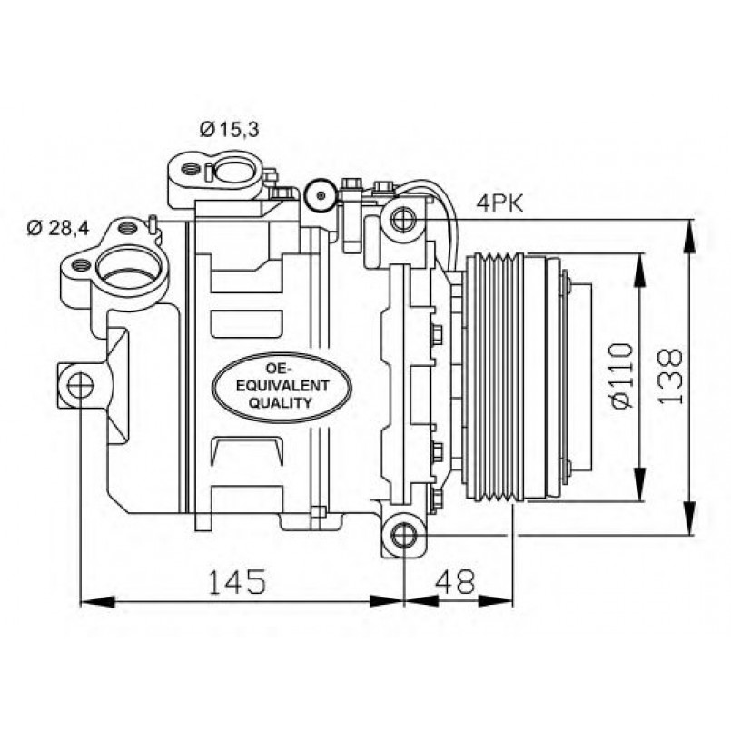 32465 NRF Компресор кондиціонера