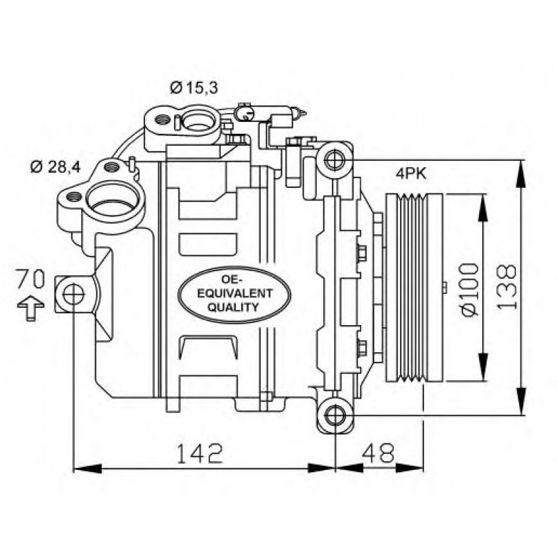 Радіатор системи охолодження Asam 32433