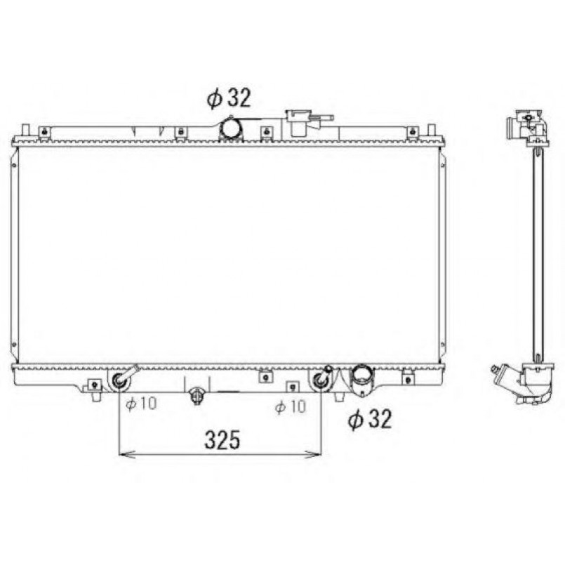 53328 NRF Радіатор охолодження