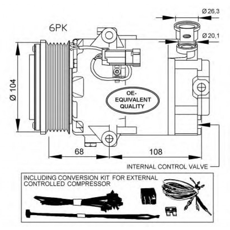 32428 NRF Компресор кондиціонера