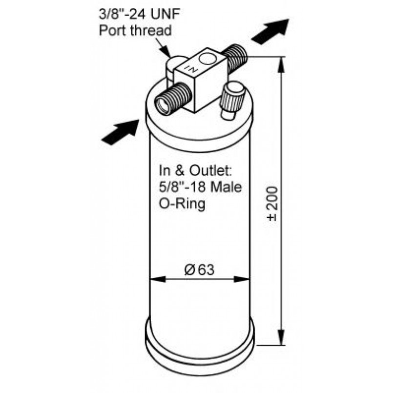 33116 NRF Осушувач кондиціонера