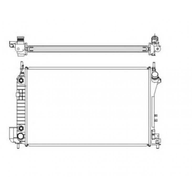 58294 NRF Радіатор охолодження