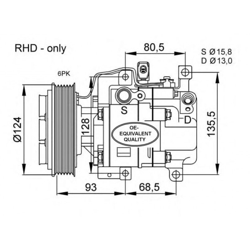 32408 NRF Компресор кондиціонера