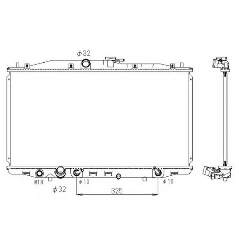 53391 NRF Радіатор охолодження