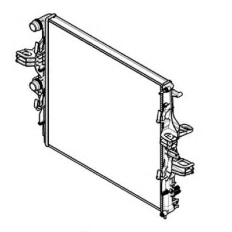 58431 NRF Радіатор охолодження