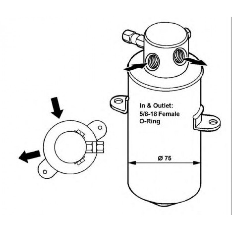 33165 NRF Осушувач кондиціонера