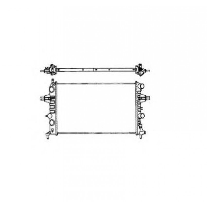 58176 NRF Радіатор охолодження