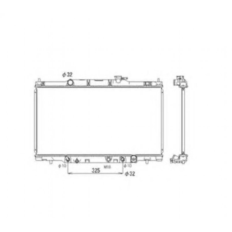 53574 NRF Радіатор охолодження