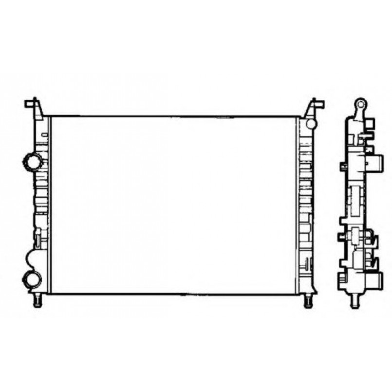 58195 NRF Радіатор охолодження