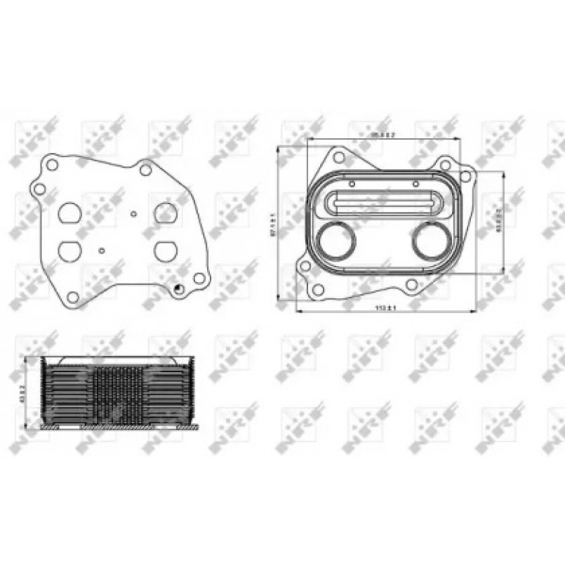31286 NRF Радіатор масляний