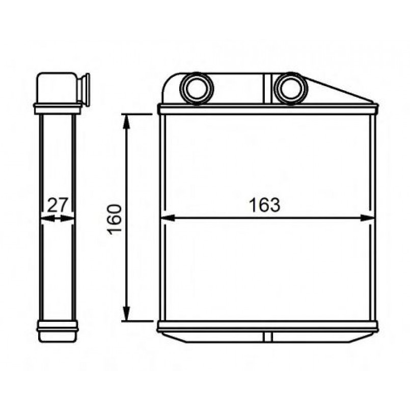 54310 NRF Радіатор опалення
