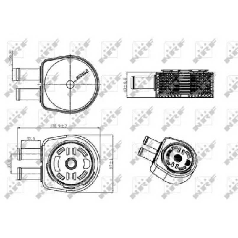 31310 NRF Радіатор масляний