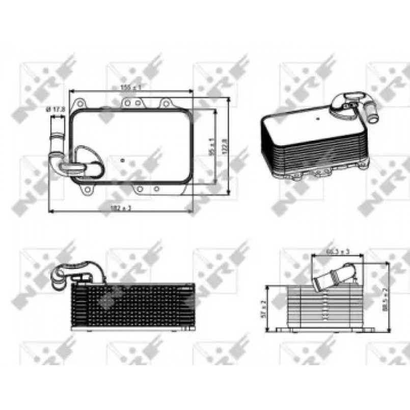 31272 NRF Радіатор масляний
